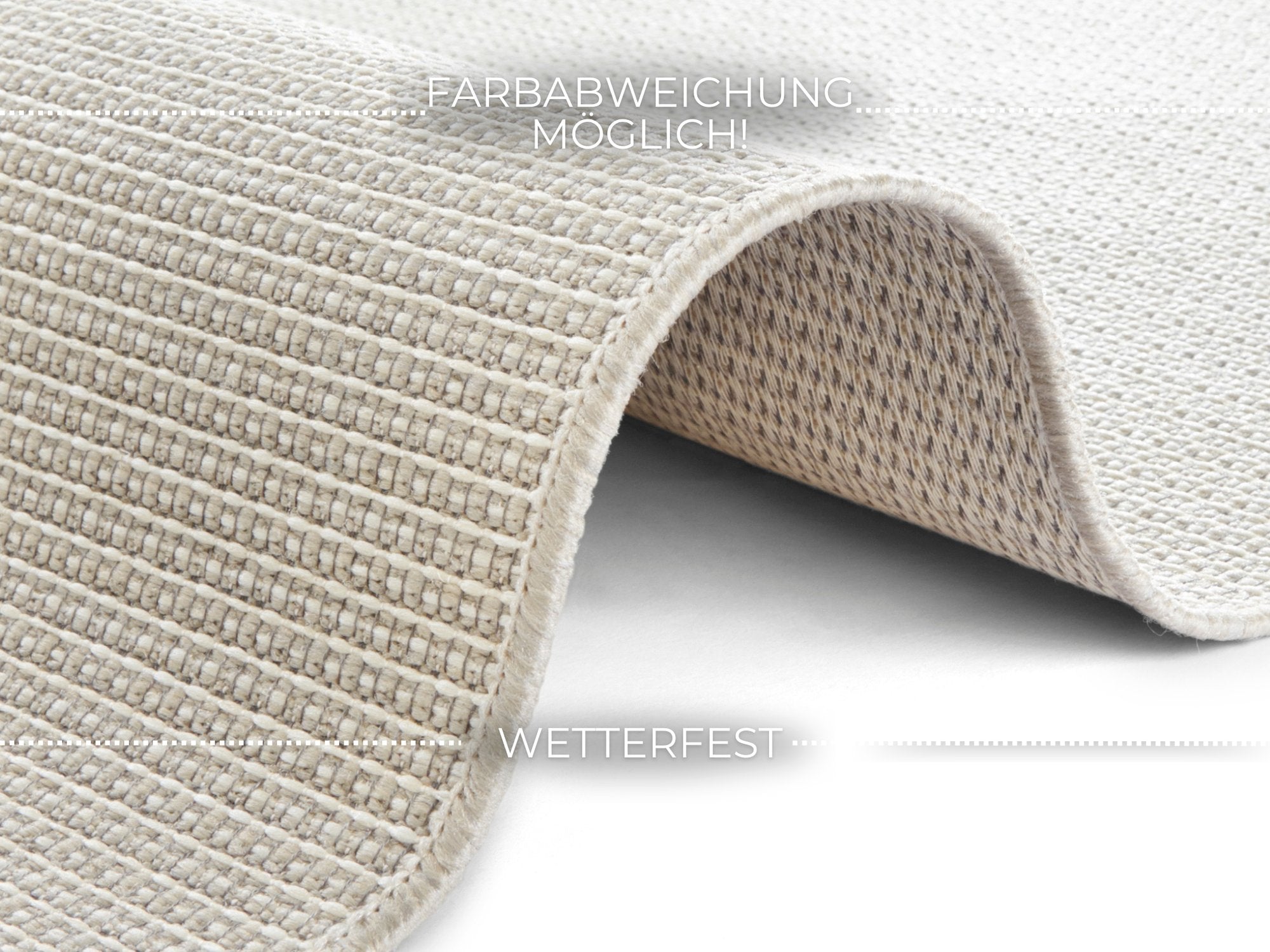 Hanse Home  Flatweave In- & Outdoor carpet Millau Beige Taupe - 80x150 cm