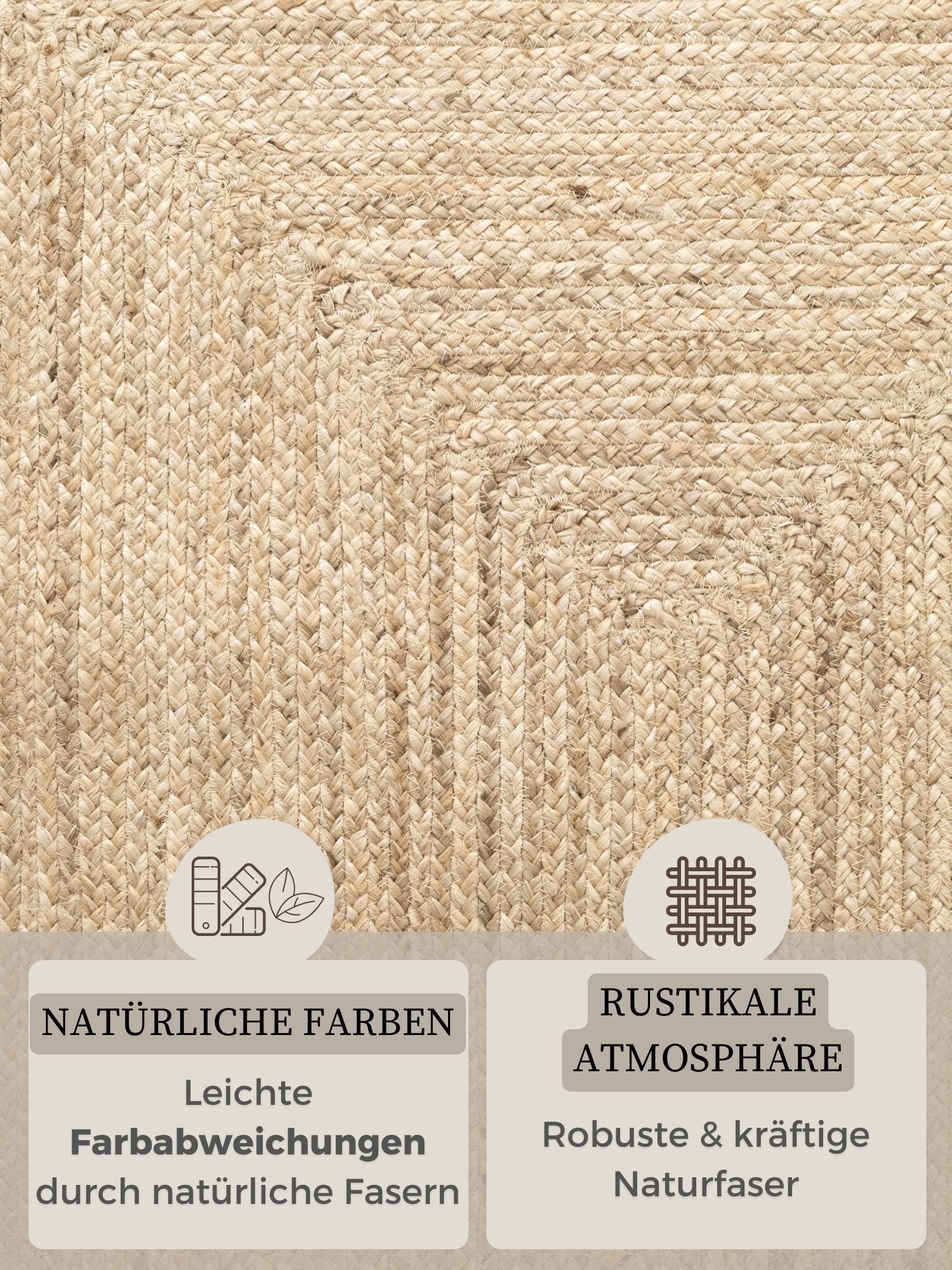 Hanse Home  Sharmila Jute Rug Sharmila Natural White - 80x200 cm