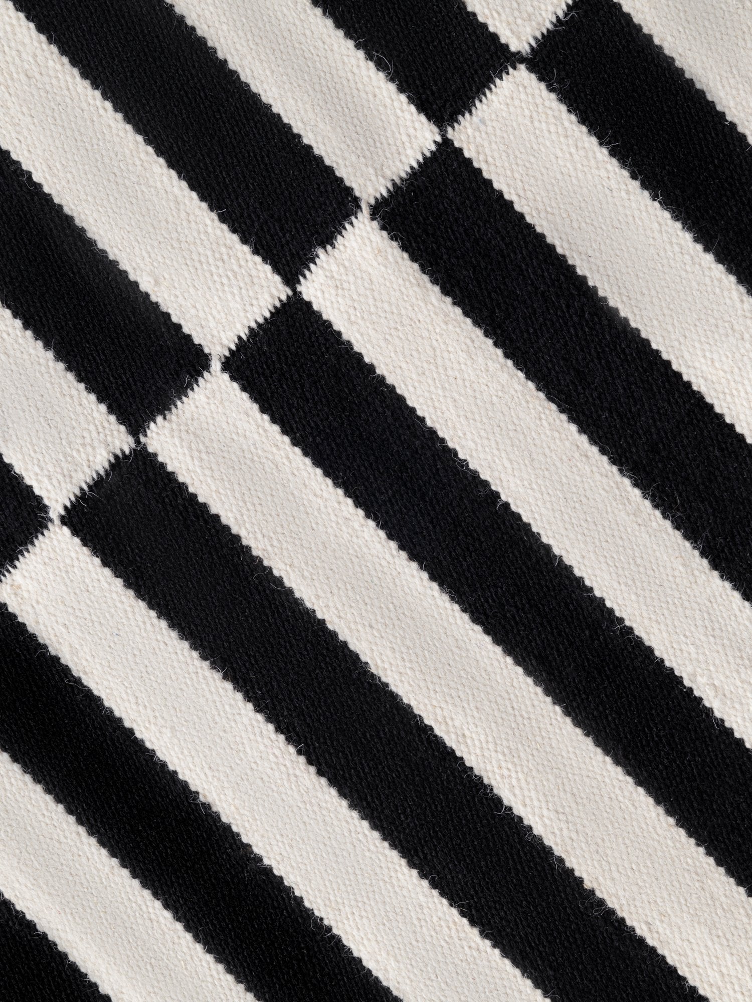 Hanse Home  Donna Wool Rug Donna Black Natural White - 80x200 cm