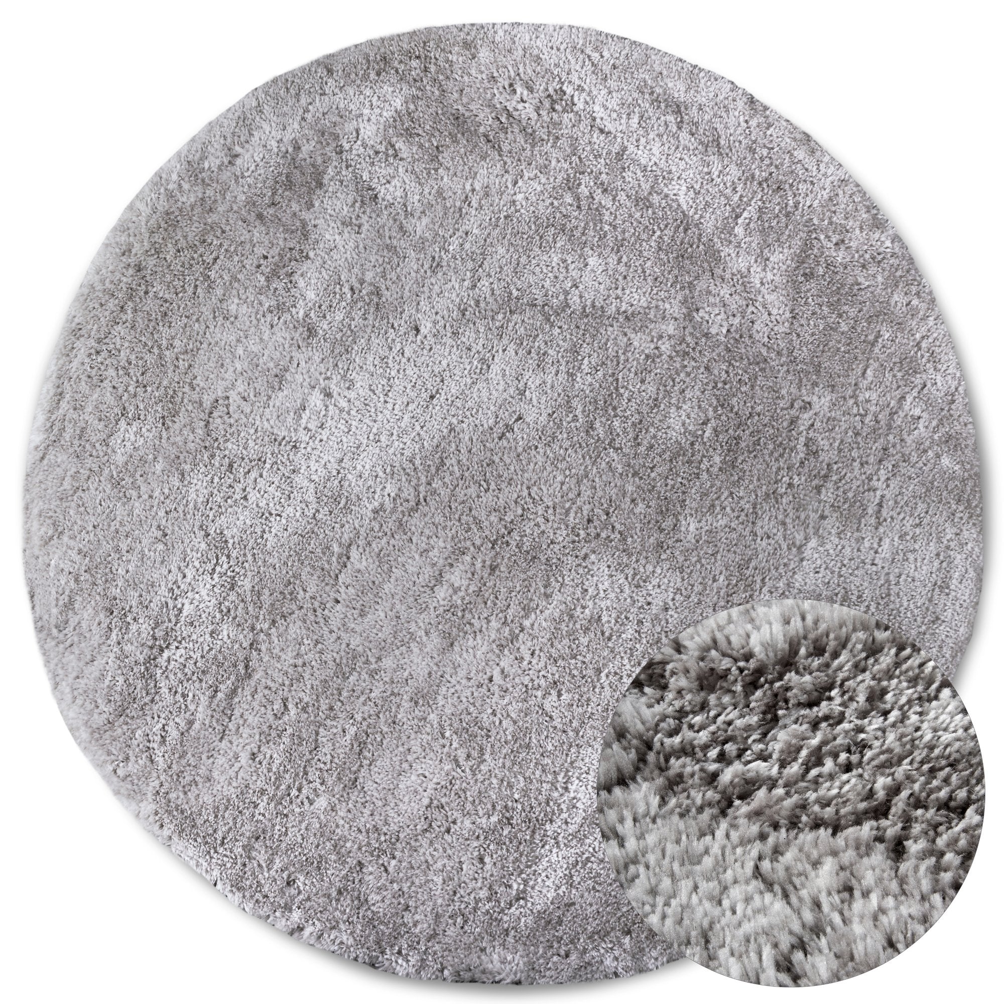 Hanse Home  Myk High Pile Rug Olaf Light Grey - 160 cm