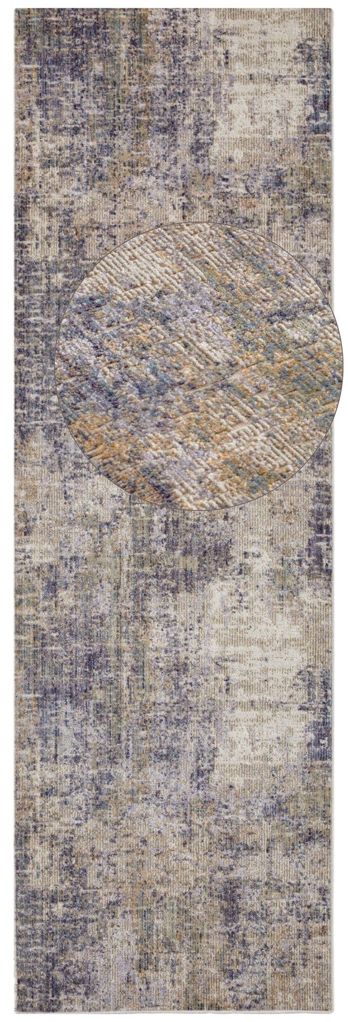 Hanse Home  Nouristan In- und Outdoor Carpet Gizeh Creme Blue - 80x200 cm