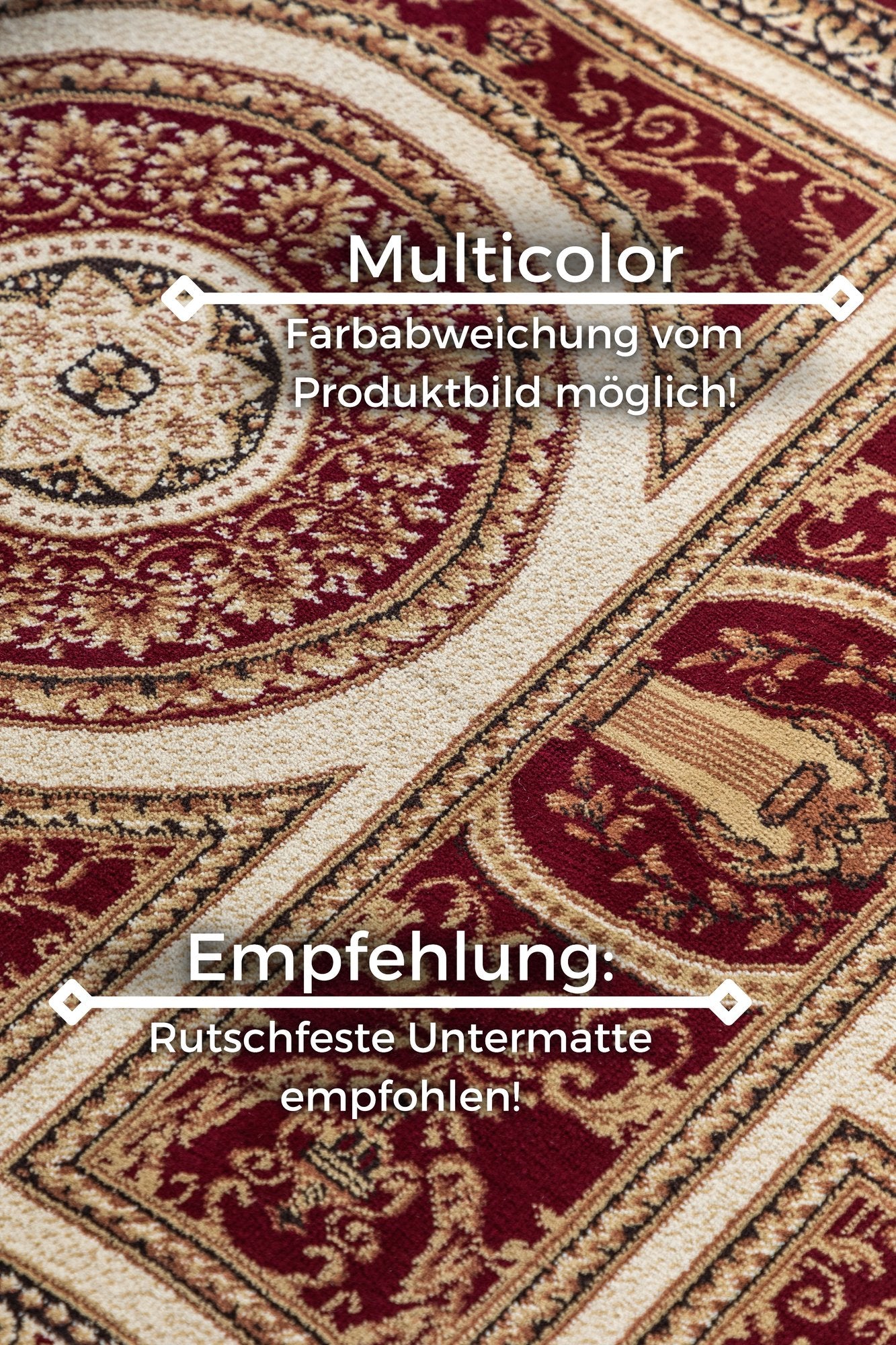 Hanse Home  Nouristan Herat Orient Teppich Guzara Red - 80x240 cm