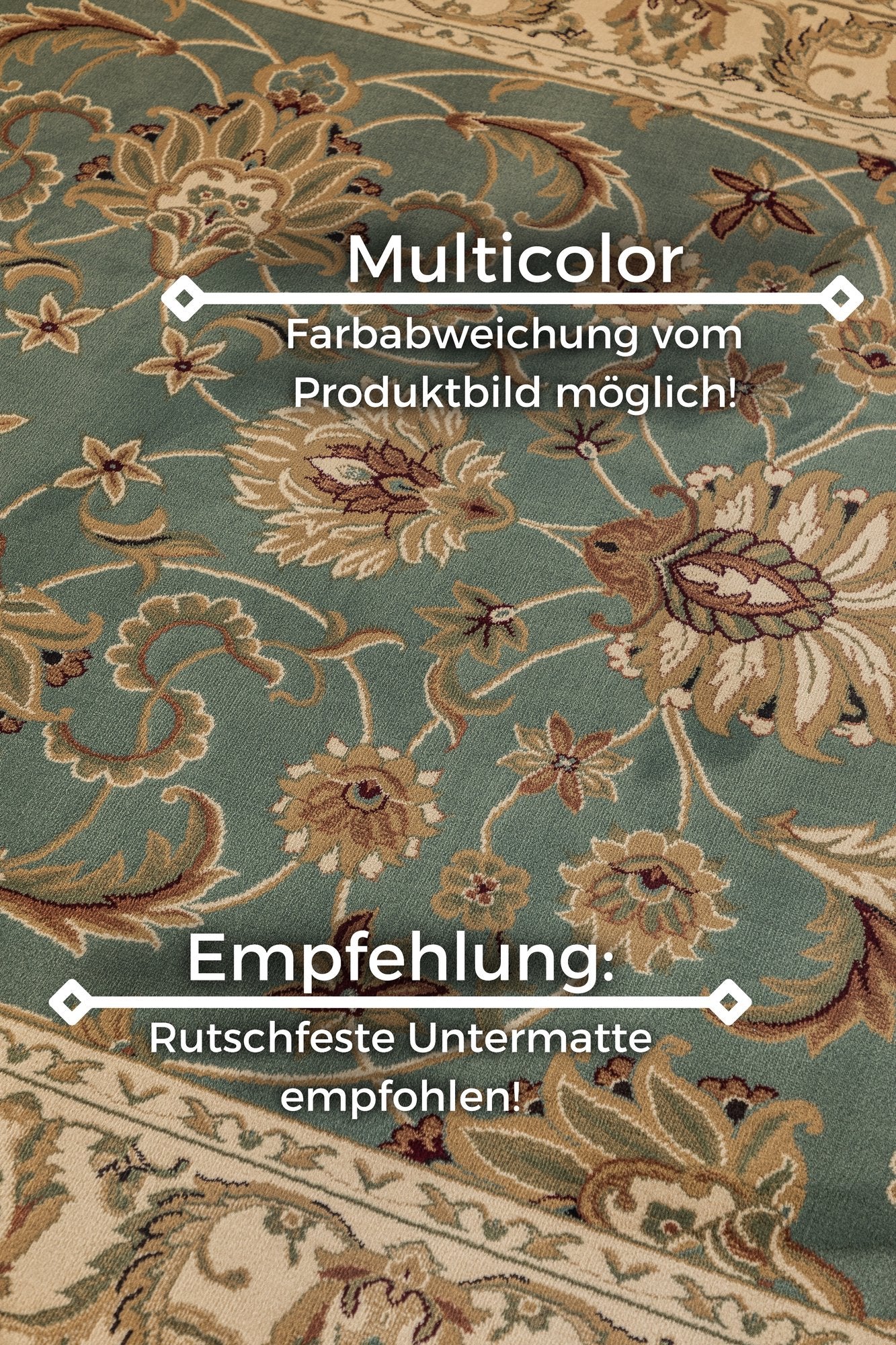 Hanse Home  Nouristan Herat Oriental Rug Harirud Mint - 120x170 cm