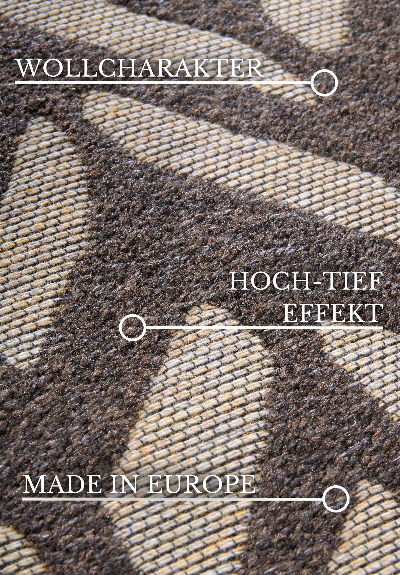 Hanse Home  Villeroy & Boch 1883 In- & Outdoor Rug Georgette Natural Brown Beige - 200x290 cm