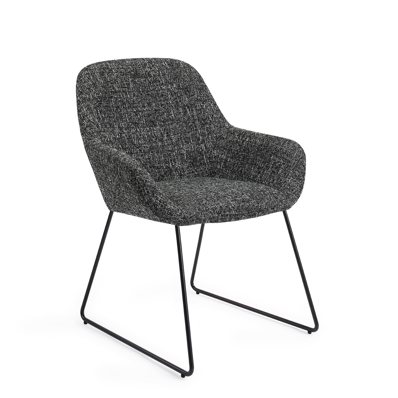 Jesper Home Eetkamerstoel Kushi Slide Black - Skyfall