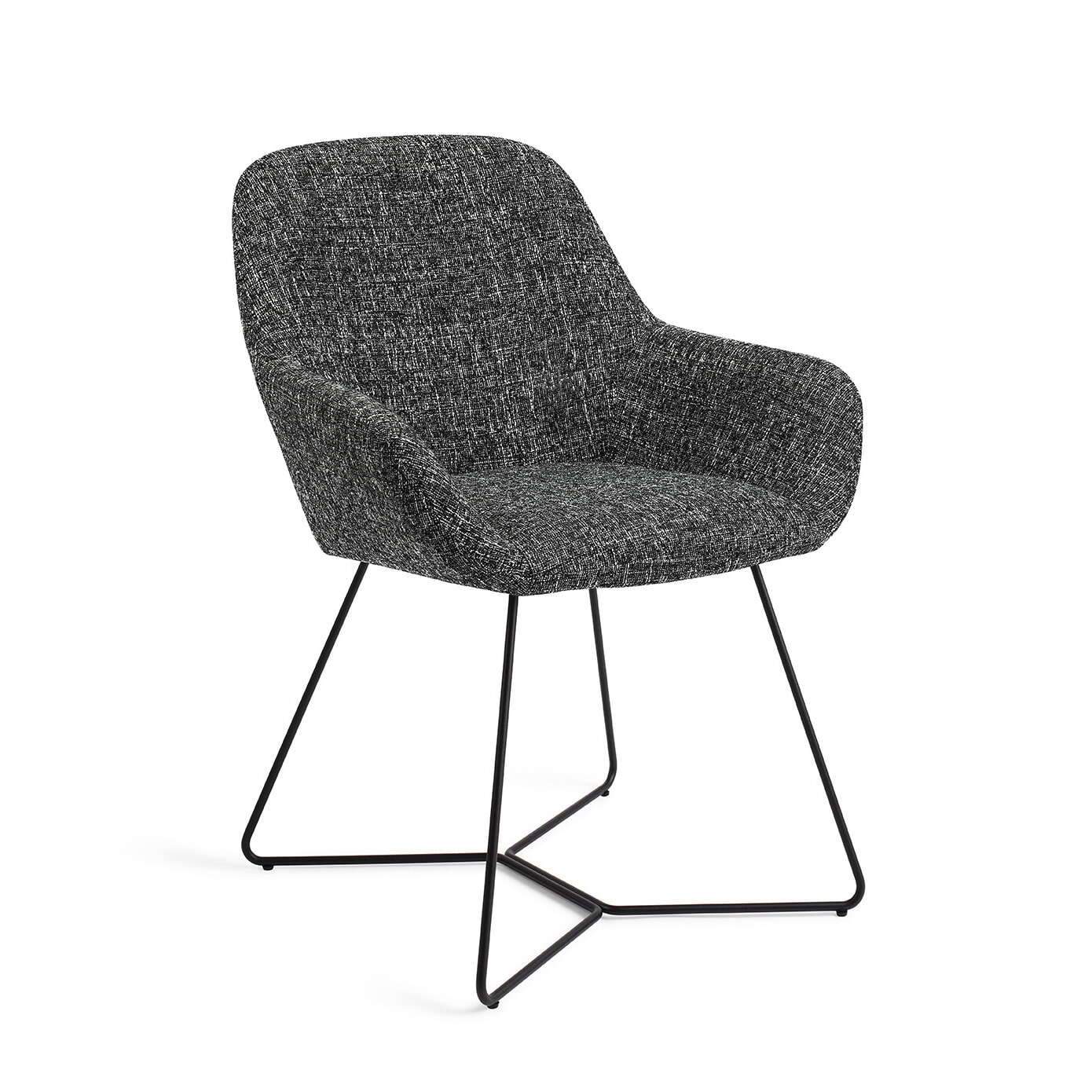 Jesper Home Eetkamerstoel Kushi Beehive Black - Skyfall
