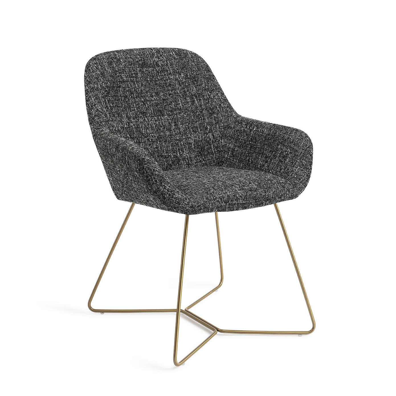 Jesper Home Eetkamerstoel Kushi Beehive Gold - Skyfall