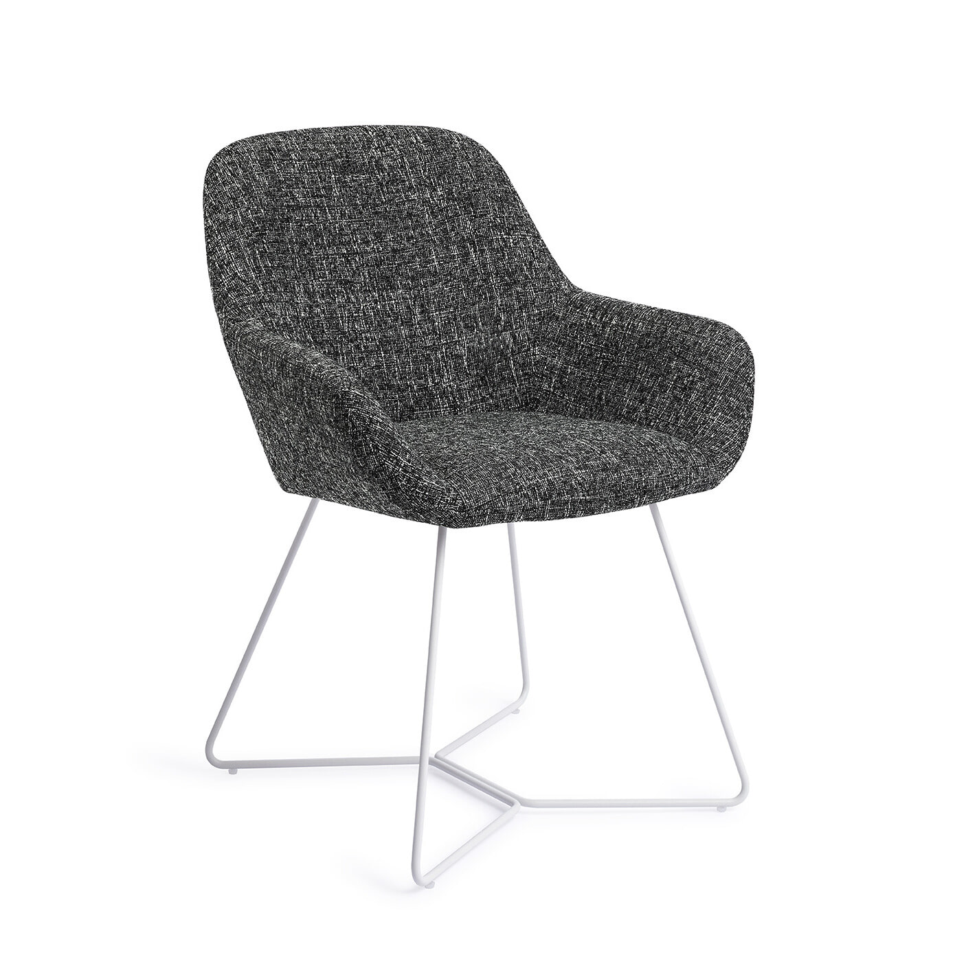 Jesper Home Eetkamerstoel Kushi Beehive White - Skyfall
