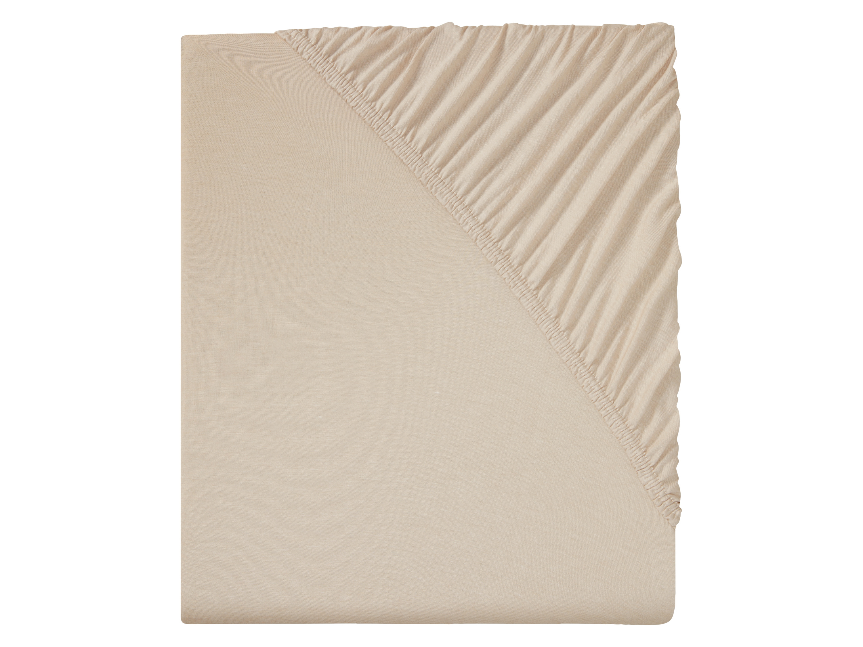 Livarno home Jersey hoeslaken 140-160 x 200 cm (Beige)
