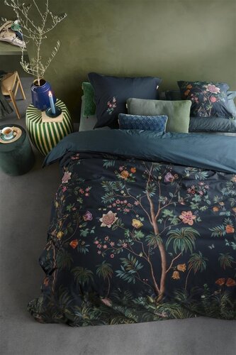 Pip Studio Il Paradiso Dekbedovertrek Donkerblauw 140x200/220 cm