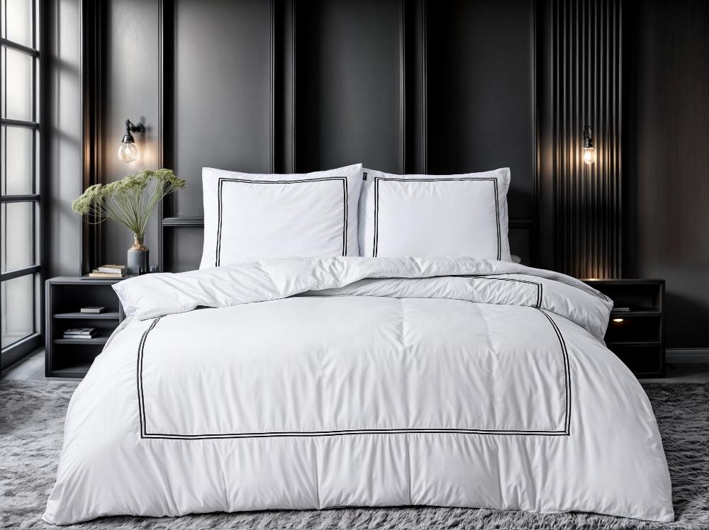 RoyalTextile - Brata Dekbedovertrek Micropercal - Wit - 240 x 220