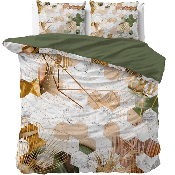 Sleeptime ZaZa Dekbedovertrek Wit-1-persoons (140 x 200/220 cm)