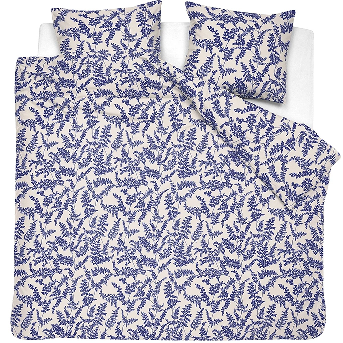 Cinderella Melodie Dekbedovertrek Katoen Blauw-2-persoons (200 x 200/220 cm)