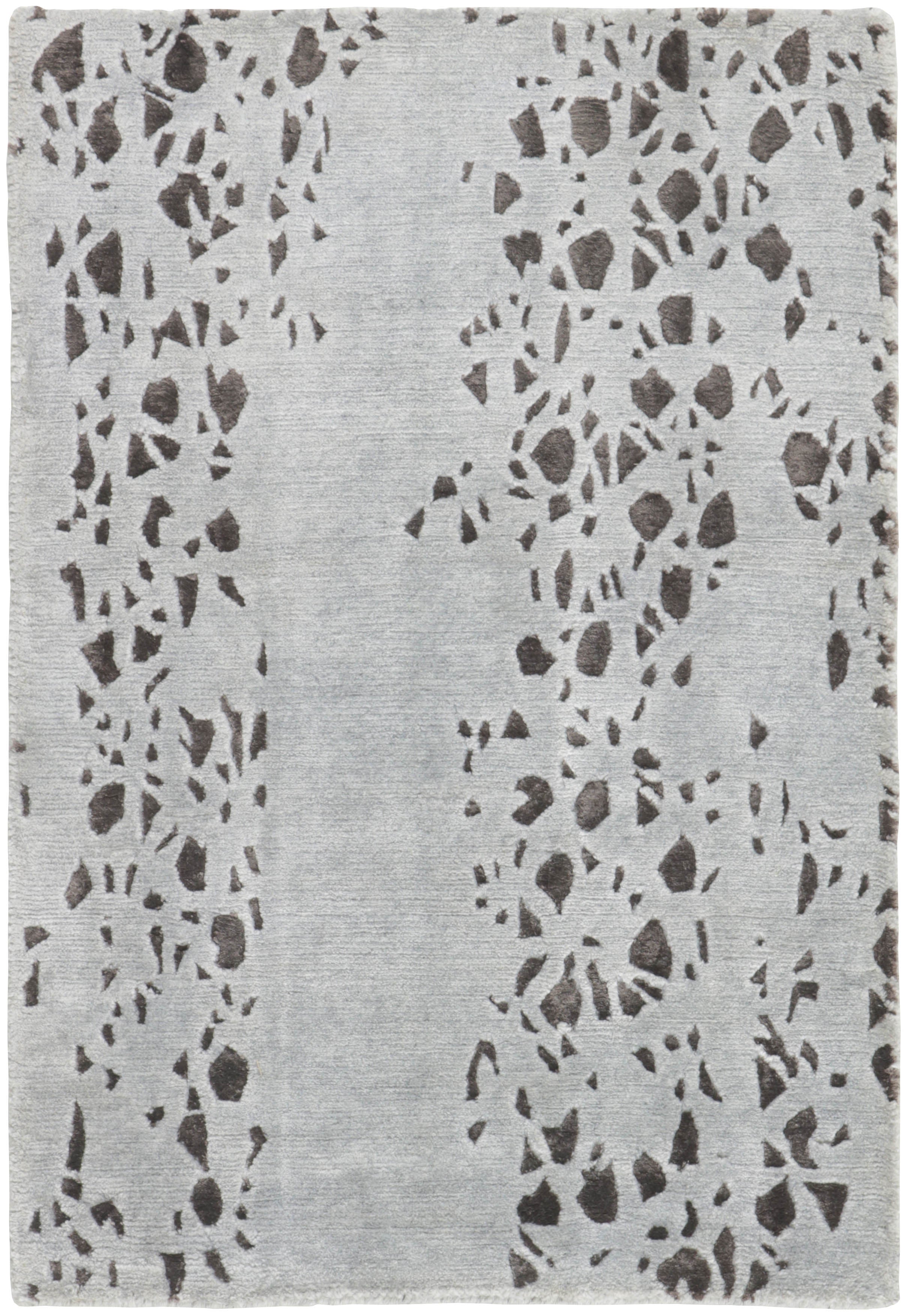 Rezas  Senses - Droplets, Silver (Black) - 60x90