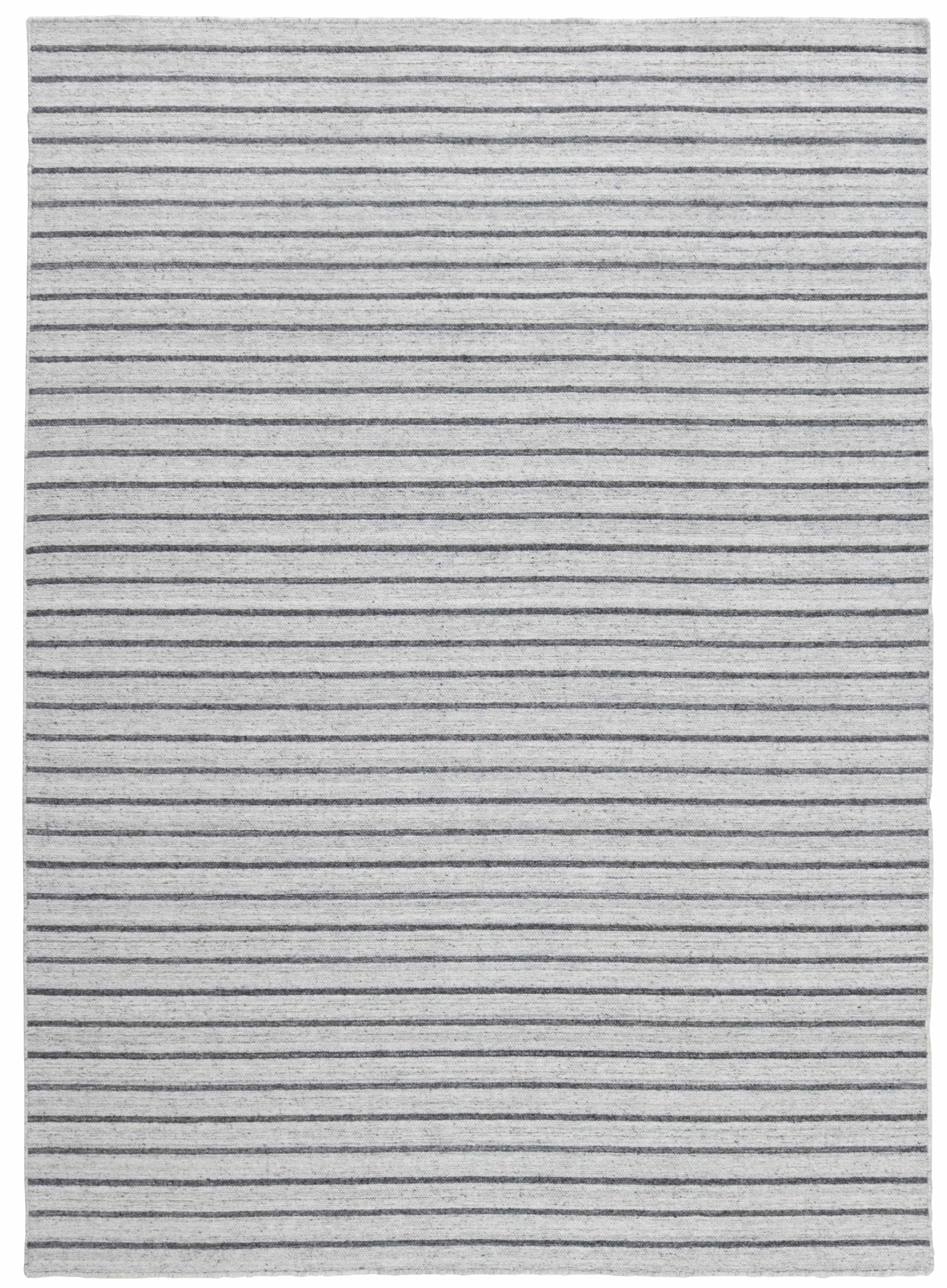 Rezas  Nouveau Stripes - CHP-16-01, Silver Dark Gray (Black) - 200x300