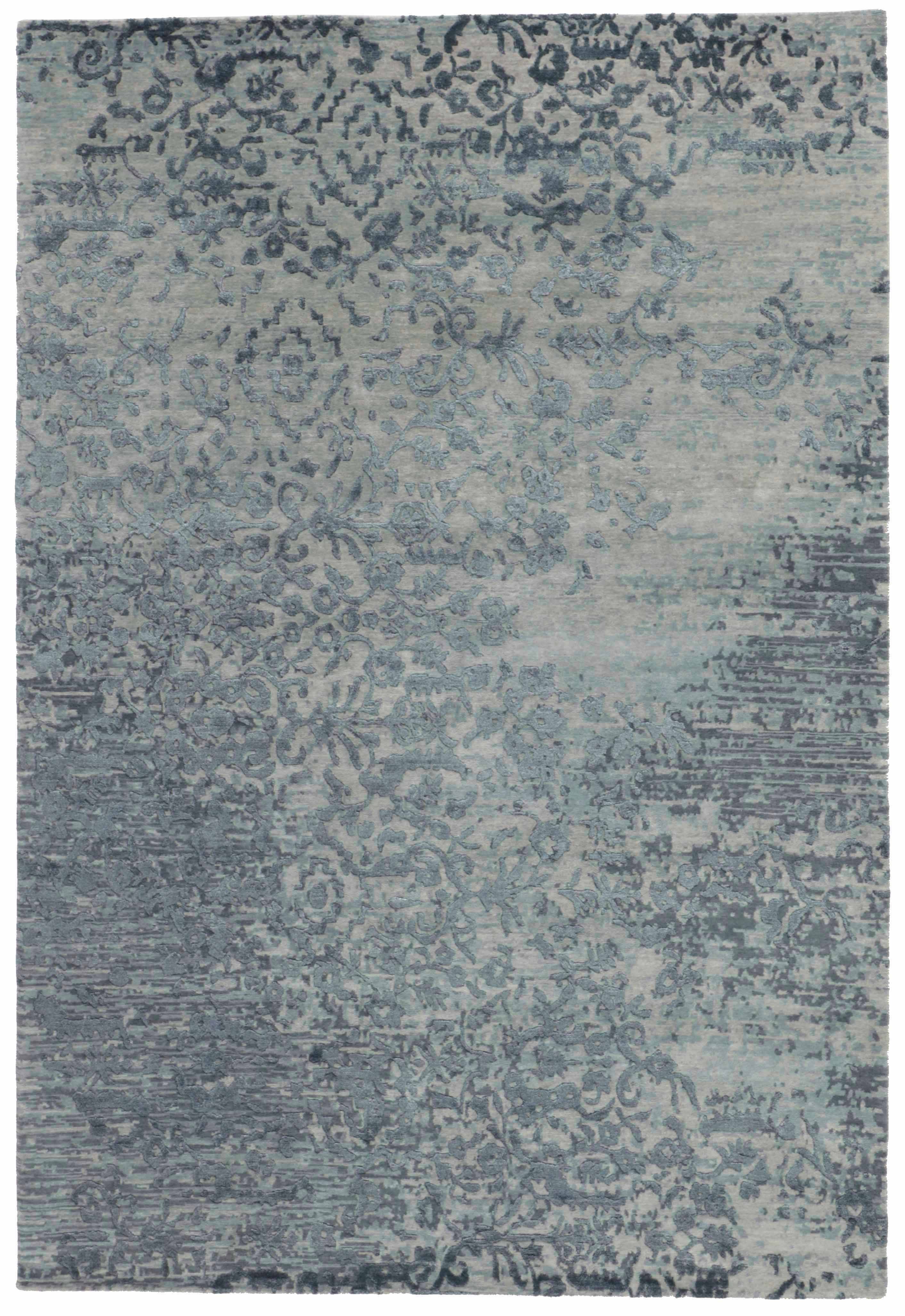 Rezas  Senses - Flowerrain, Blue (Beige) - 170x240