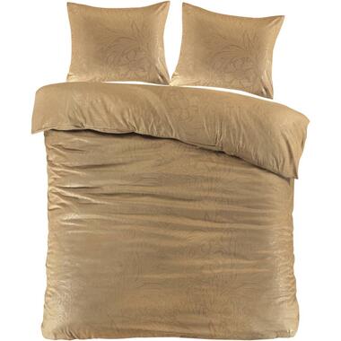Leen Bakker Dekbedovertrek Mason - oker - 240x220 cm