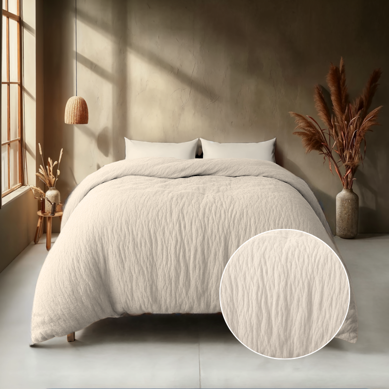 Zydante Dekbed Easy Dekbed & Dekbedovertrek in 1 Mousseline - Easy - zonder overtrek - 140x200 cm (Eenpersoons) -  - 300 gram per m² -