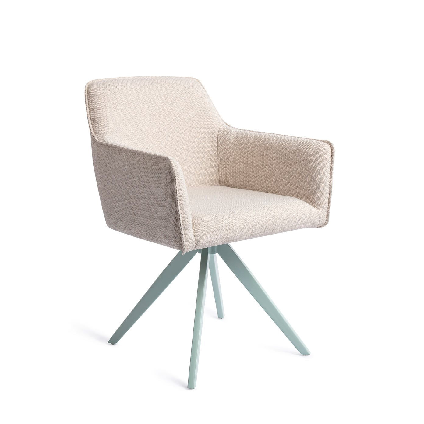 Jesper Home Draaibare Eetkamerstoel Hofu Turn Mint - Enoki
