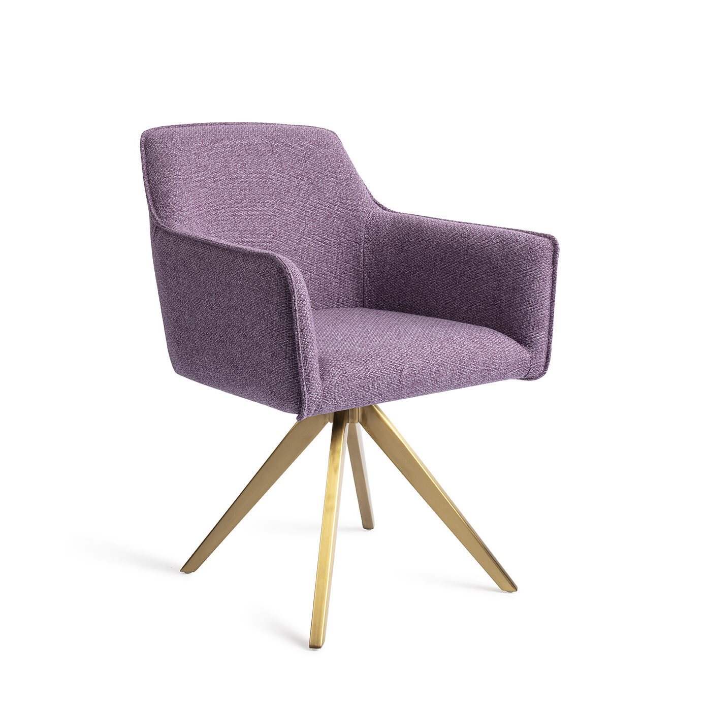 Jesper Home Eetkamerstoel Hofu Turn Gold, Draaibaar - Violet Daisy