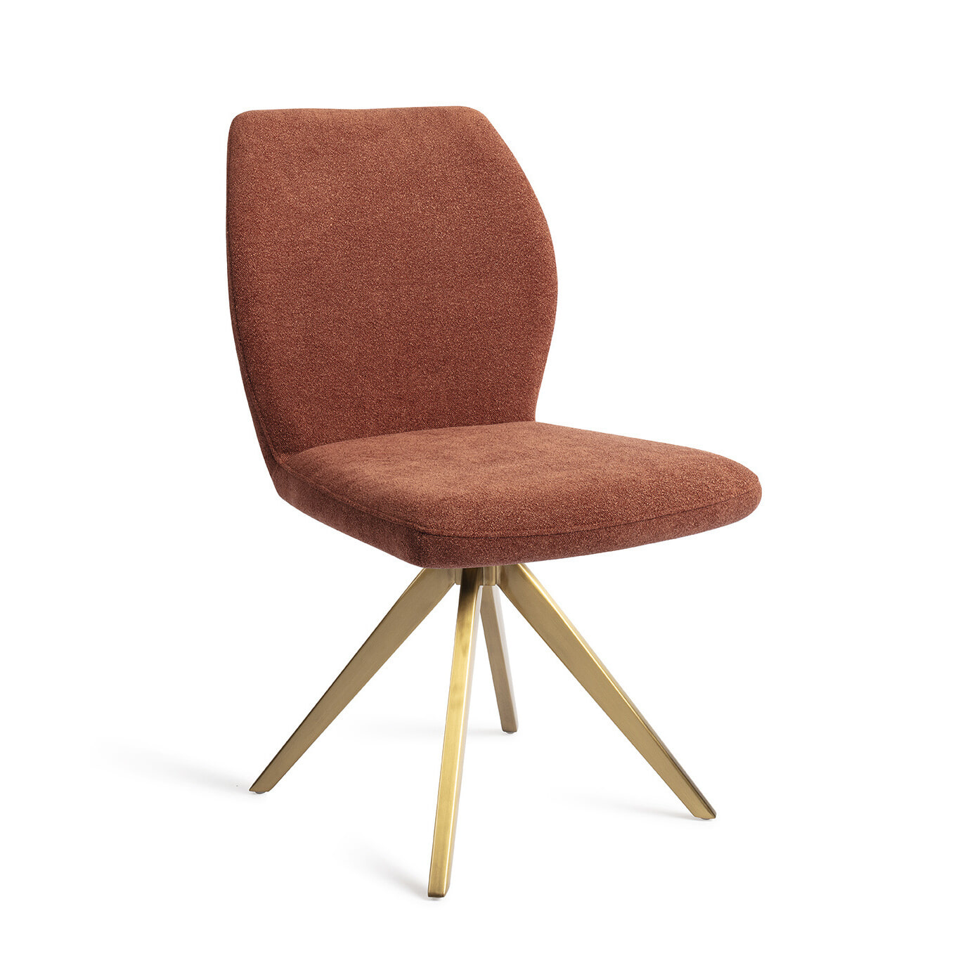 Jesper Home Eetkamerstoel Ikata Turn Gold, Draaibaar - Cosy Copper