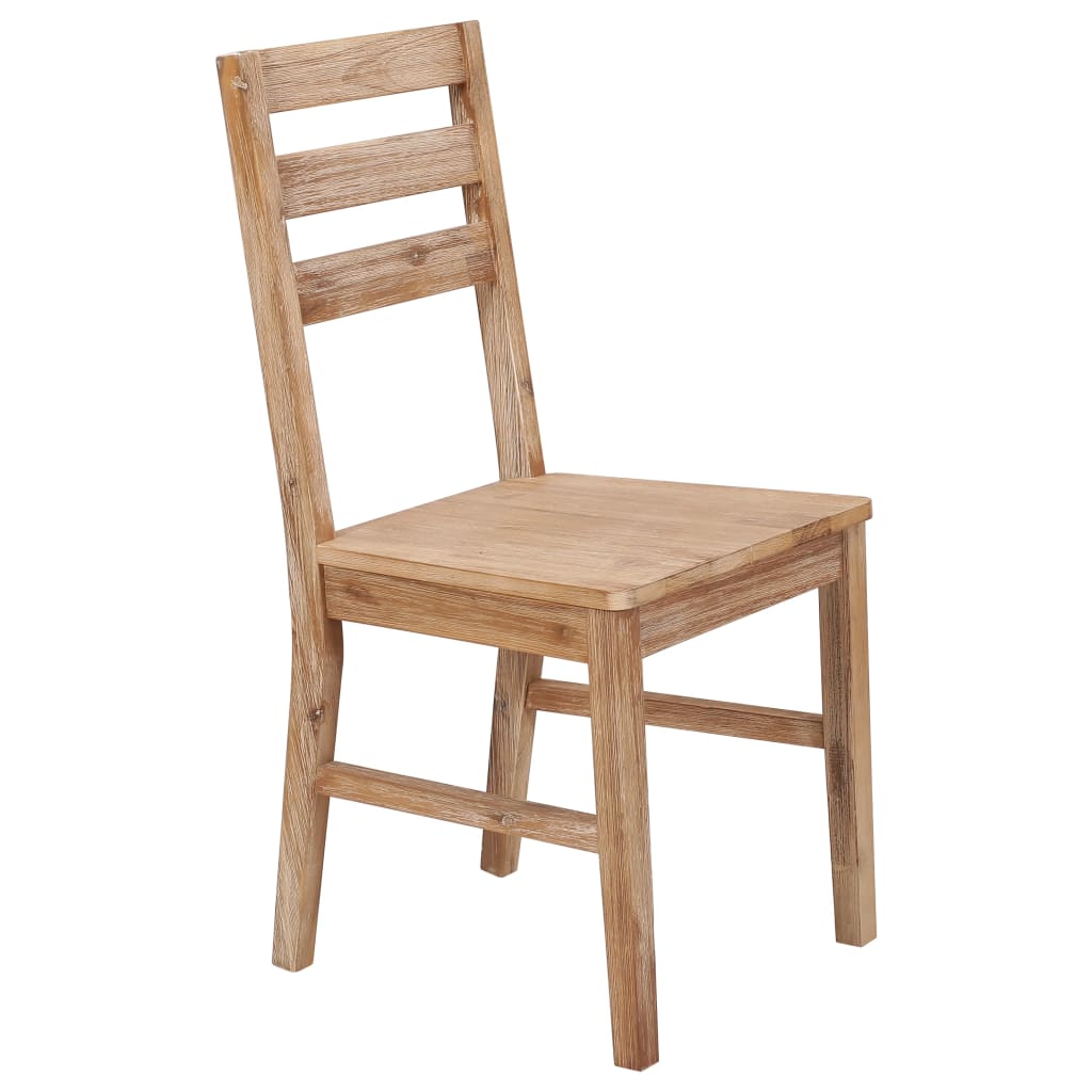 vidaXL Eetkamerstoelen 6 st massief acaciahout
