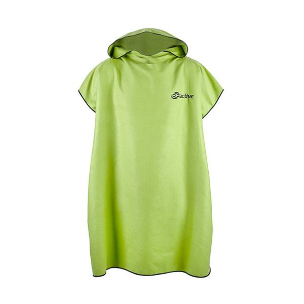 BECO BEactive beach poncho | limegroen/zwart | maat L/XL