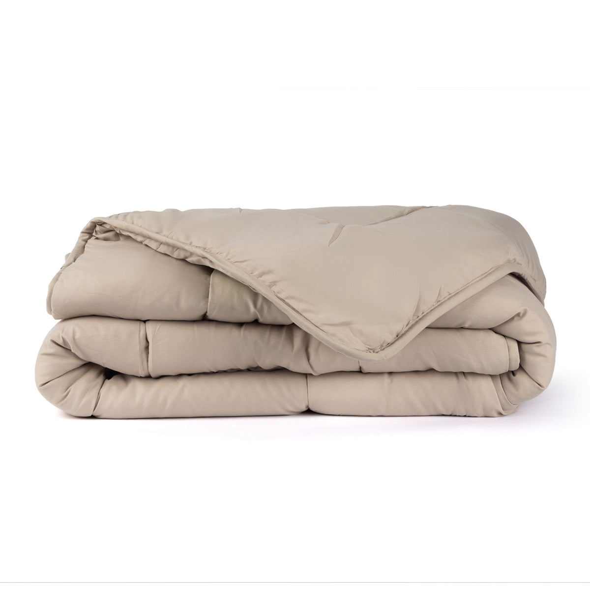 Felman 2-in-1 Wasbaar Dekbed - Sand. Dekbed en overtrek in 1, 140x200 dekbed zonder overtrek. 2-in-1 dekbed, kleur sand.