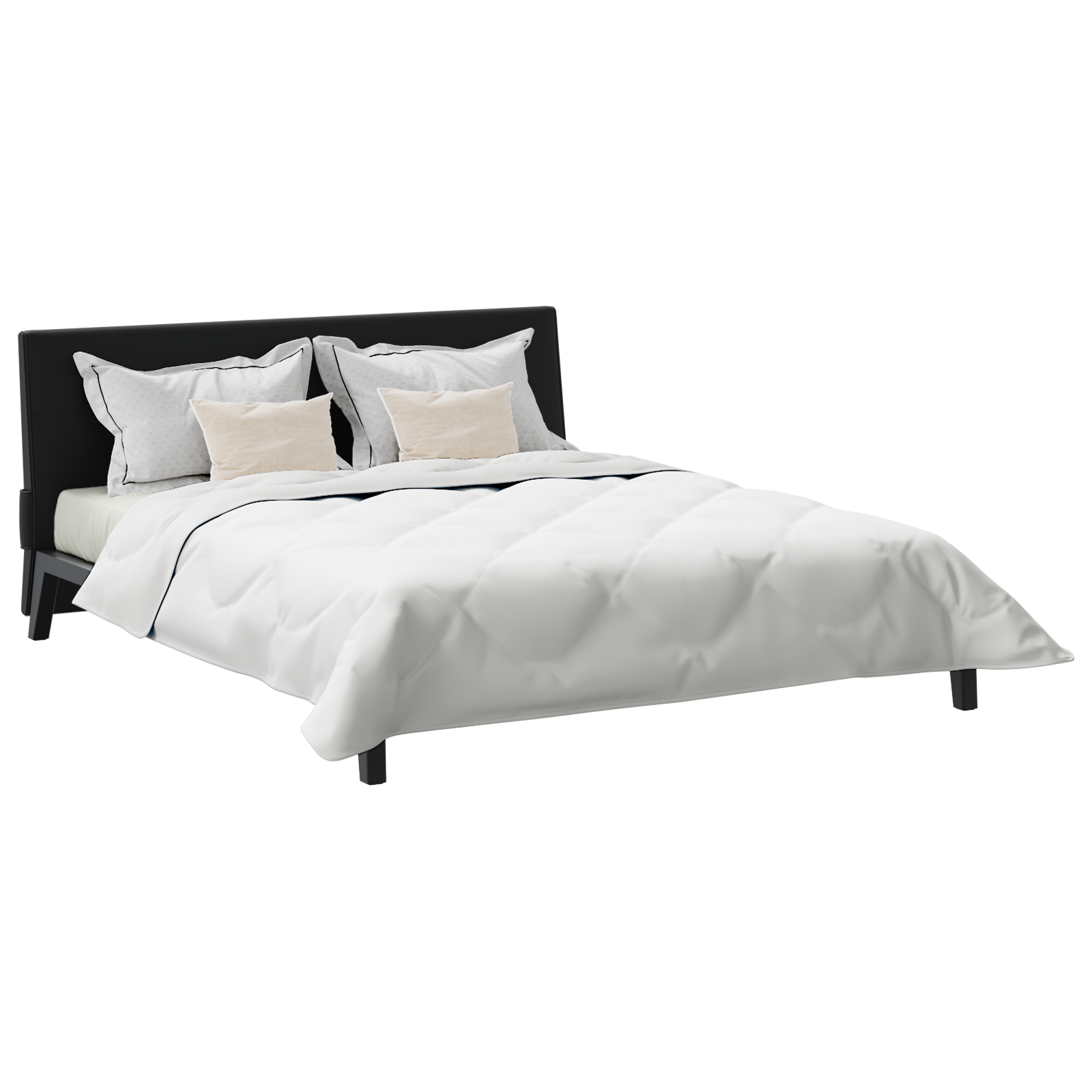 vidaXL Winter Dekbed met kussen 3 pcs Wit 200 x 220 cm Microfibre