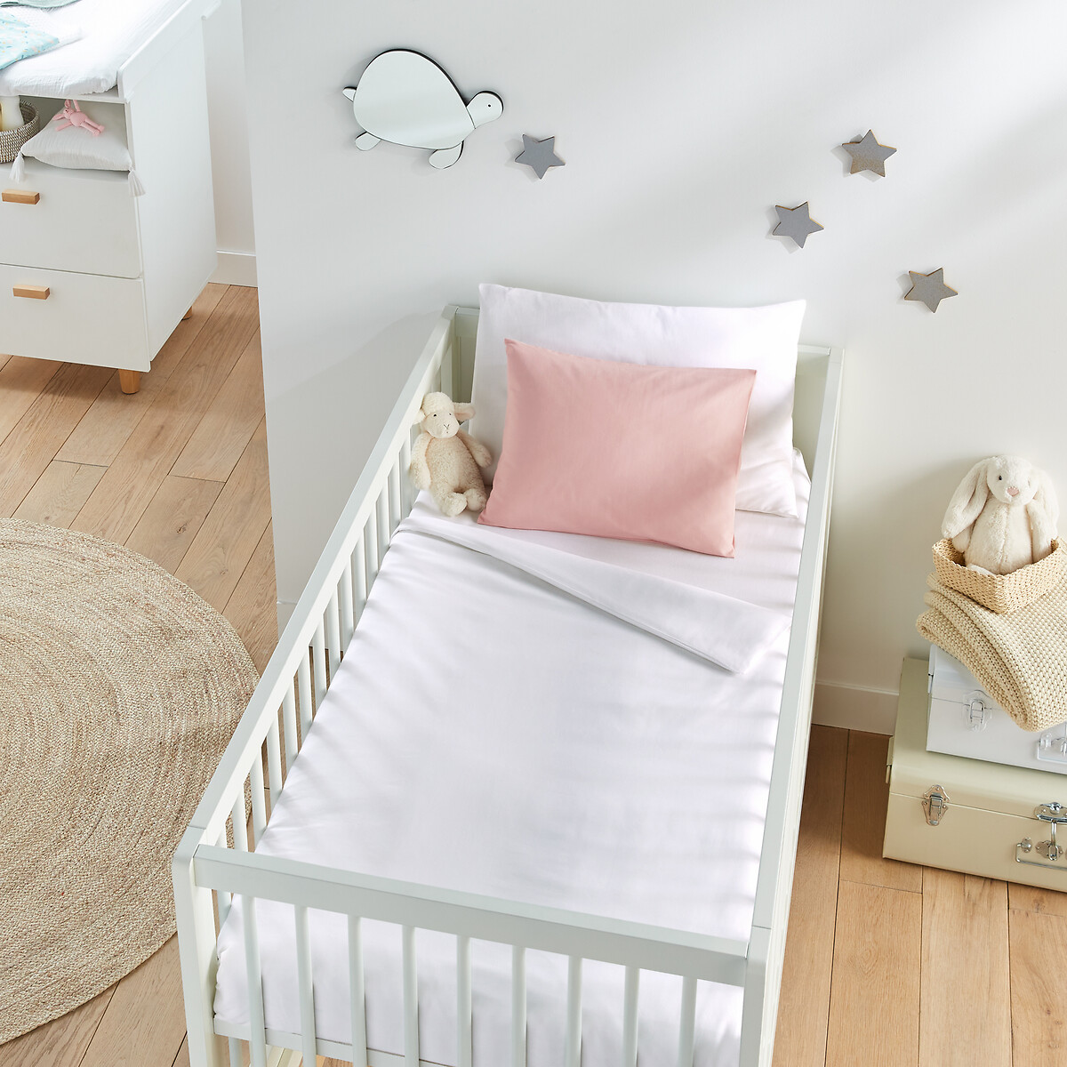 LA REDOUTE INTERIEURS Dekbedovertrek voor baby in katoen, Scenario