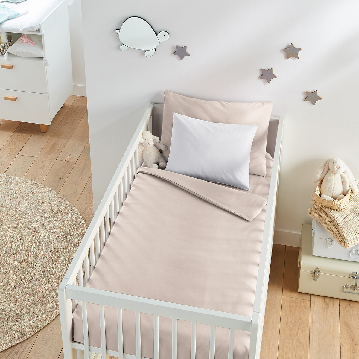 LA REDOUTE INTERIEURS Dekbedovertrek voor baby in katoen, Scenario