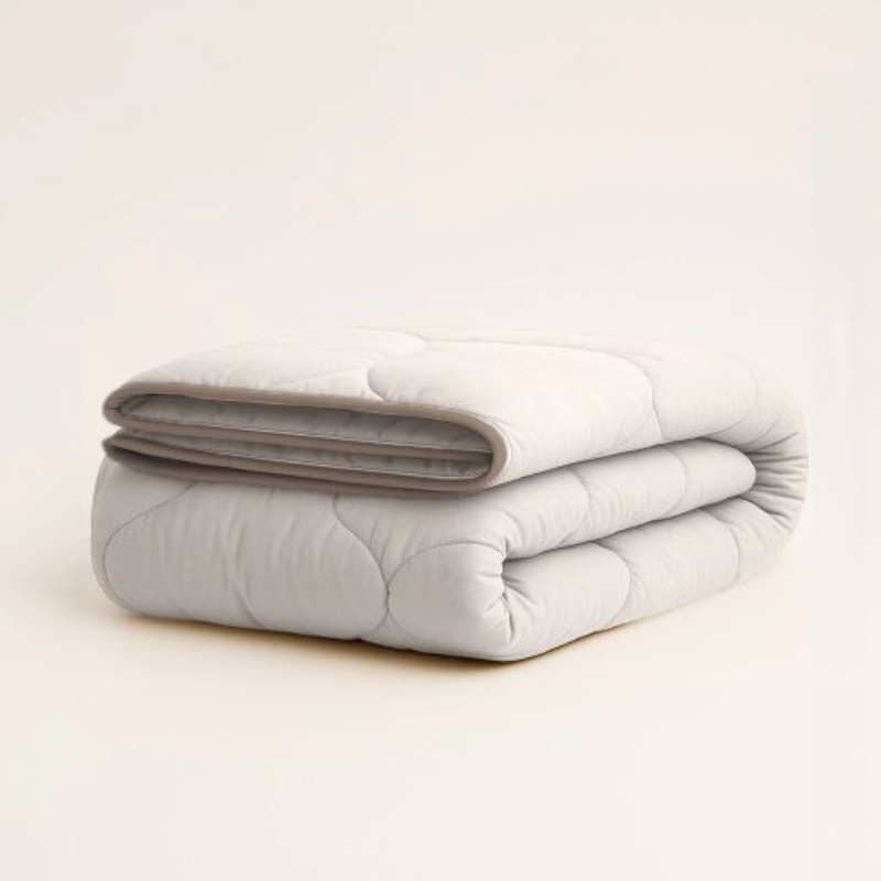 Zydante Dekbed Easy Dekbed & Dekbedovertrek in 1 Percale Katoen Off White - Easy - zonder overtrek - 240x200 cm (Lits-Jumeaux) -  - 300 Gram per m² -