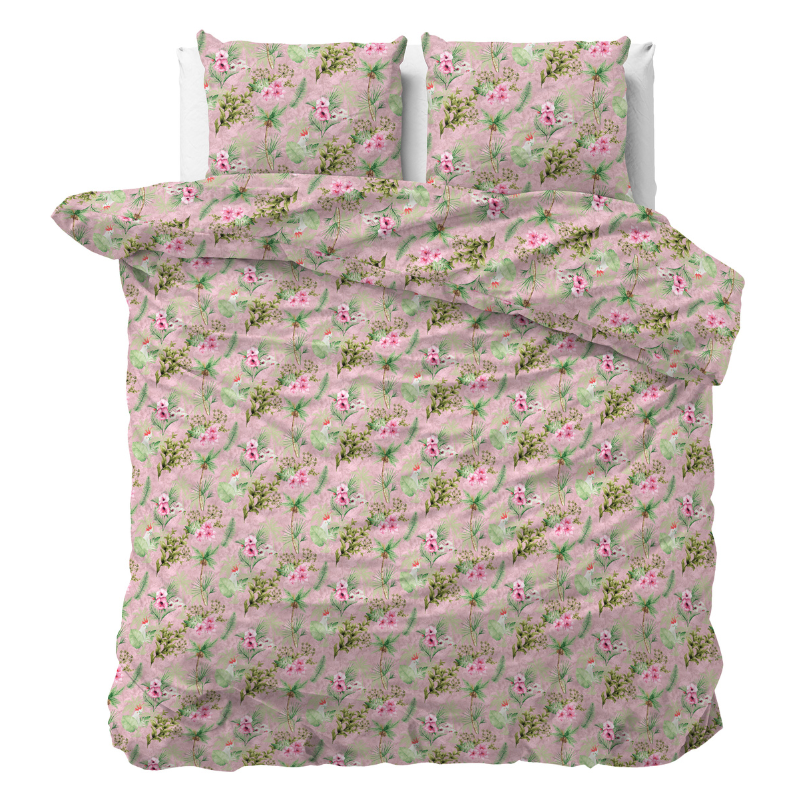 Sleeptime Classy Dekbedovertrek Roses Soft Bloemen 240x200 Cm  - 