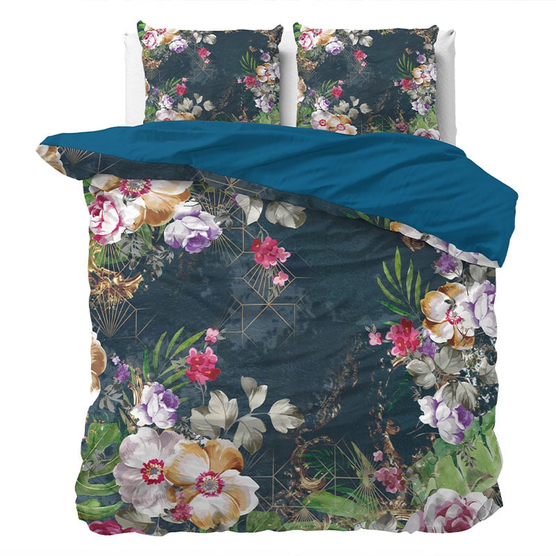Manilla Dekbedovertrek Yula Bloemen 240x200 Cm Gezien Op TV  - 