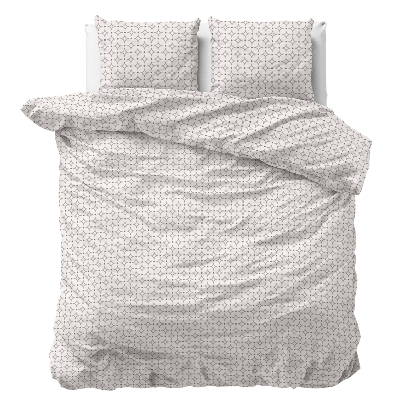 Sleeptime Dekbedovertrek Check It Natuur 240x200 Cm  - 