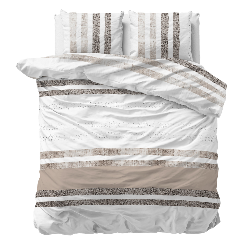 Sleeptime Classy Dekbedovertrek Loza Strepen 200x200 Cm  - 