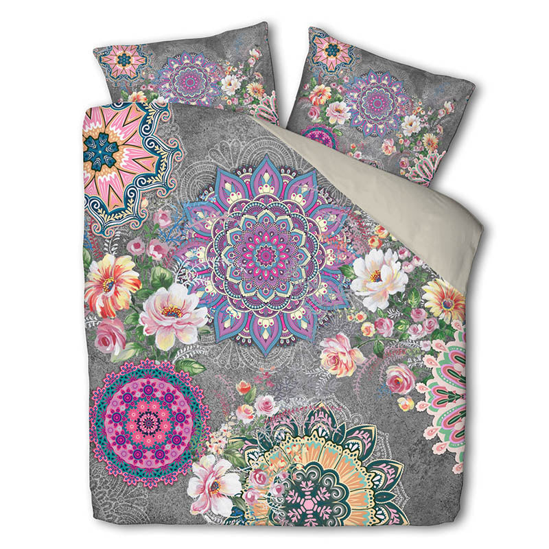 Luna Bedding Dekbedovertrek Playful Paradise Natuur & Bloemen 240x200 Cm  - 