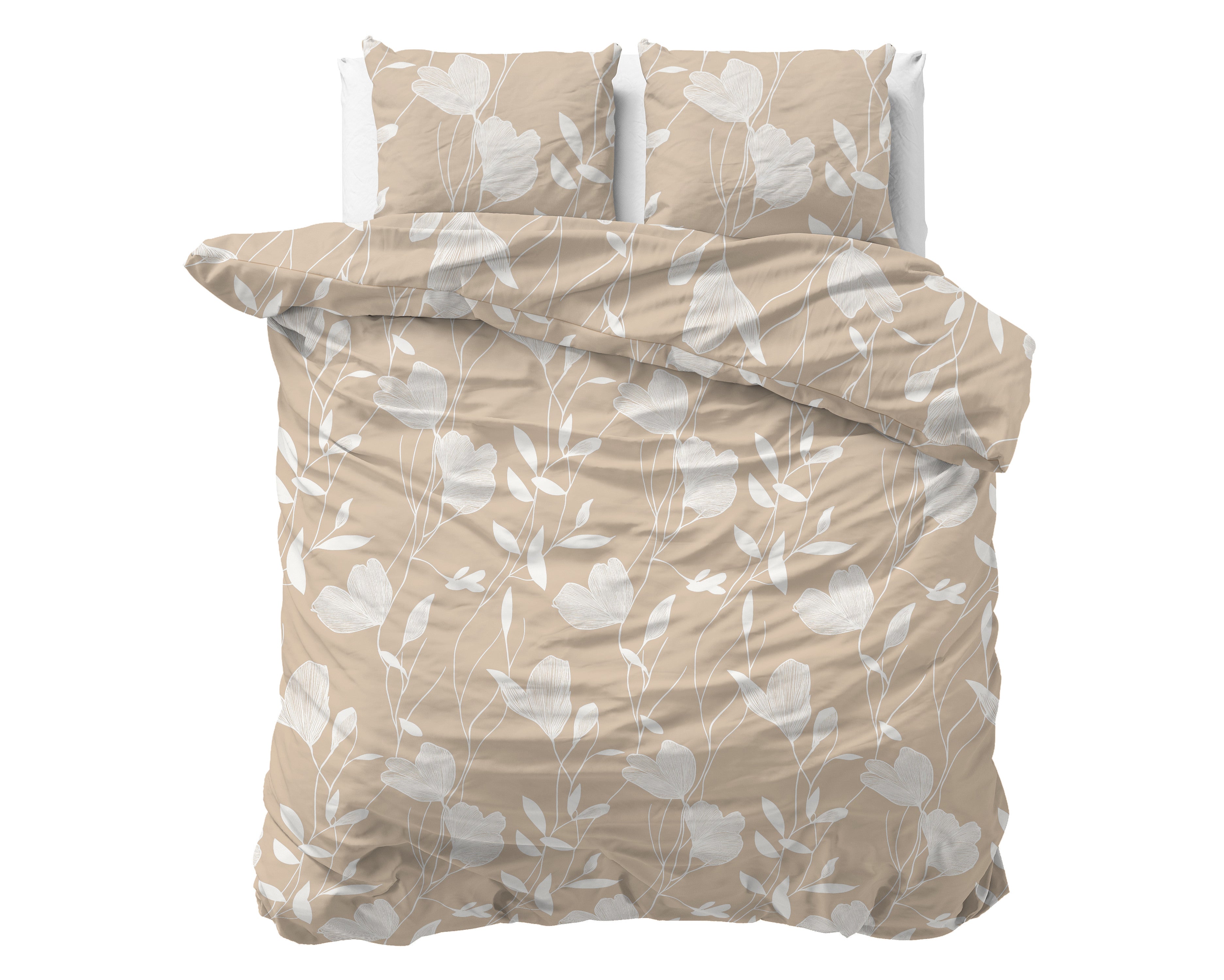 RoyalTextile - Spring Zand/Beige Dekbedovertrek - 140 x 220