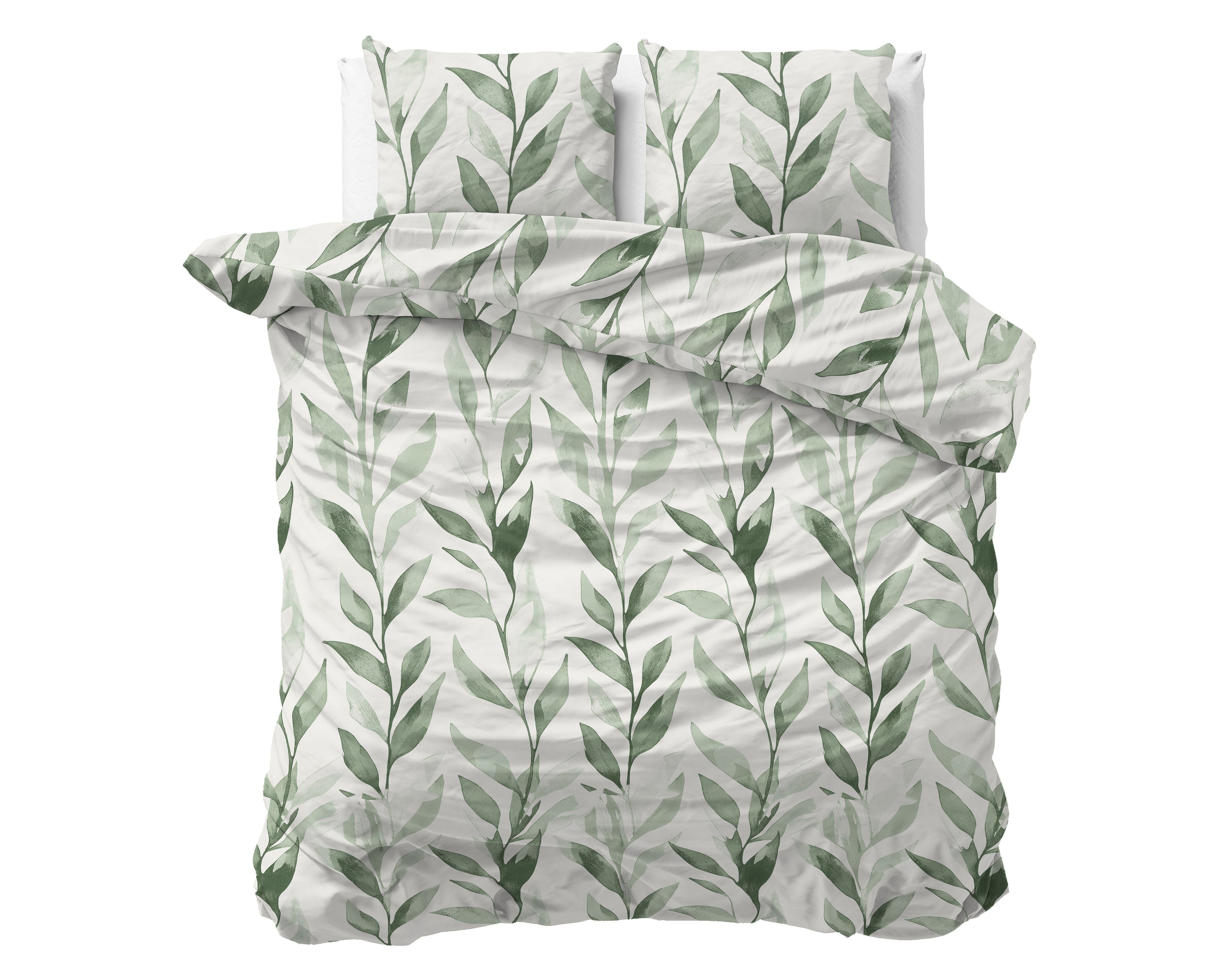 RoyalTextile - Urban Greenhouse Groen Dekbedovertrek - 140 x 220