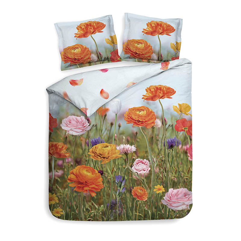 Heckett Lane Dekbedovertrek Sonja Bloemen 260x200 Cm Anti Allergie  - 