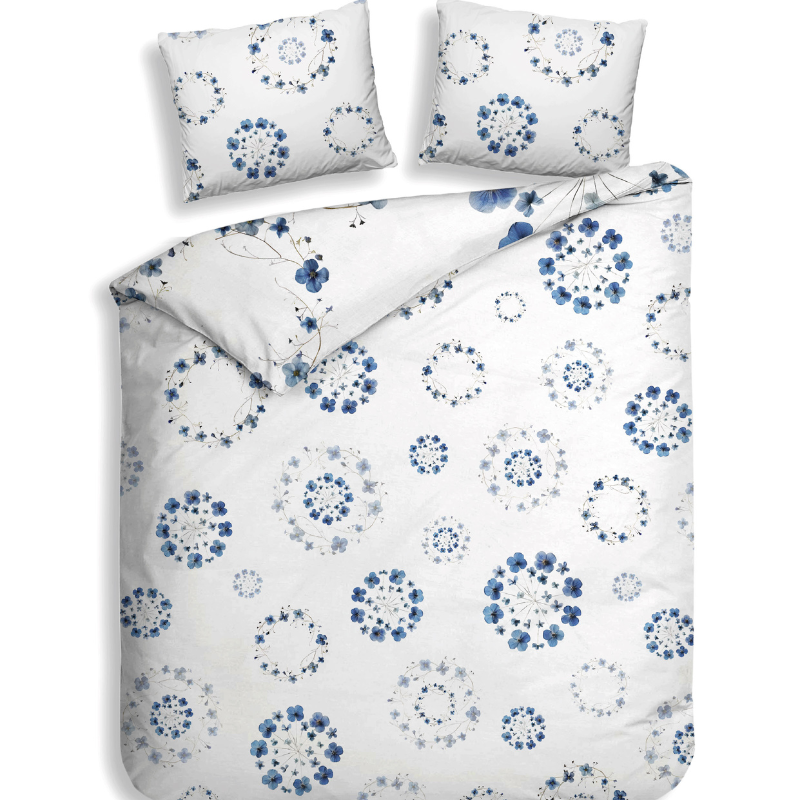 Heckett Lane Dekbedovertrek Zoe Katoen Satijn Bloemen 260x200 Cm Anti Allergie  - 