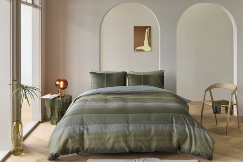Kardol by Beddinghouse Dekbedovertrek Charlottesville Groen 140x200/220 cm