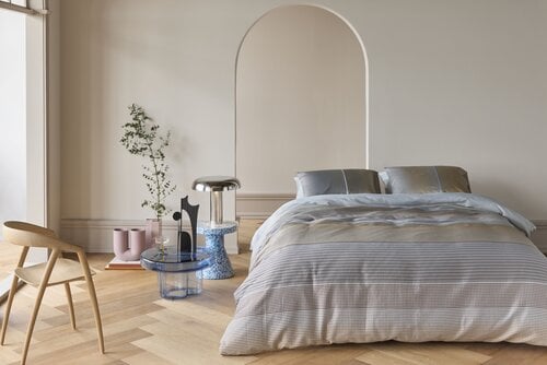 Kardol by Beddinghouse Dekbedovertrek Charlottesville Blauwgrijs 140x200/220 cm