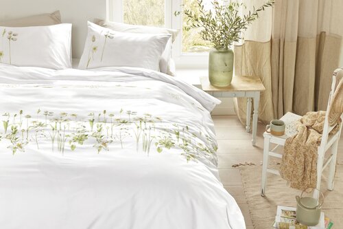 Marjolein Bastin Amaryllis dekbedovertrek 140x200/220 Wit