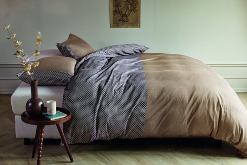Beddinghouse Dekbedovertrek Anani Taupe 140x200/220 cm
