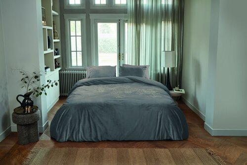 Beddinghouse Dekbedovertrek Arya Grijs 140x200/220 cm