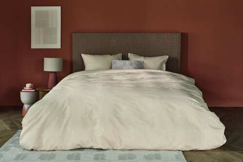 Beddinghouse Dekbedovertrek Monsoon Zand 140x200/220 cm