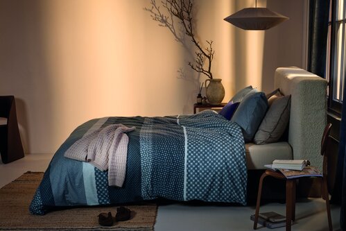 Beddinghouse Dekbedovertrek Fera Blauw 260x200/220 cm
