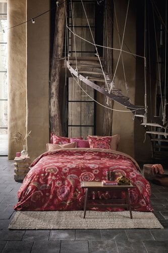 Pip Studio Dekbedovertrek Matata Rood 240x200/220 cm
