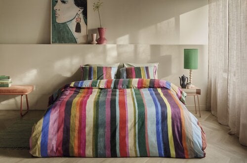 Oilily Dekbedovertrek Fiesta Lines Multi 140x200/220 cm